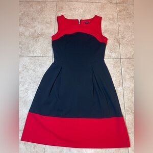 Womens Tommy Hilfiger Black/Red Dress Sz 2